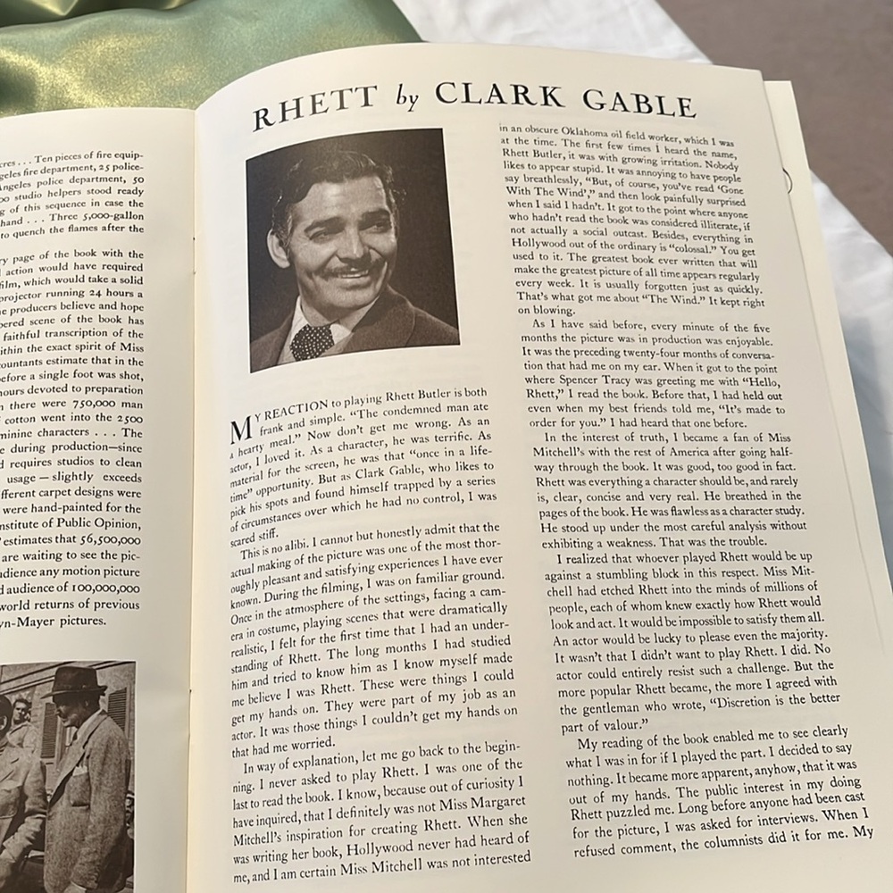 Gone With the Wind Movie Pamphlet Vintage reproduction 1999. - Picture 8 of 12